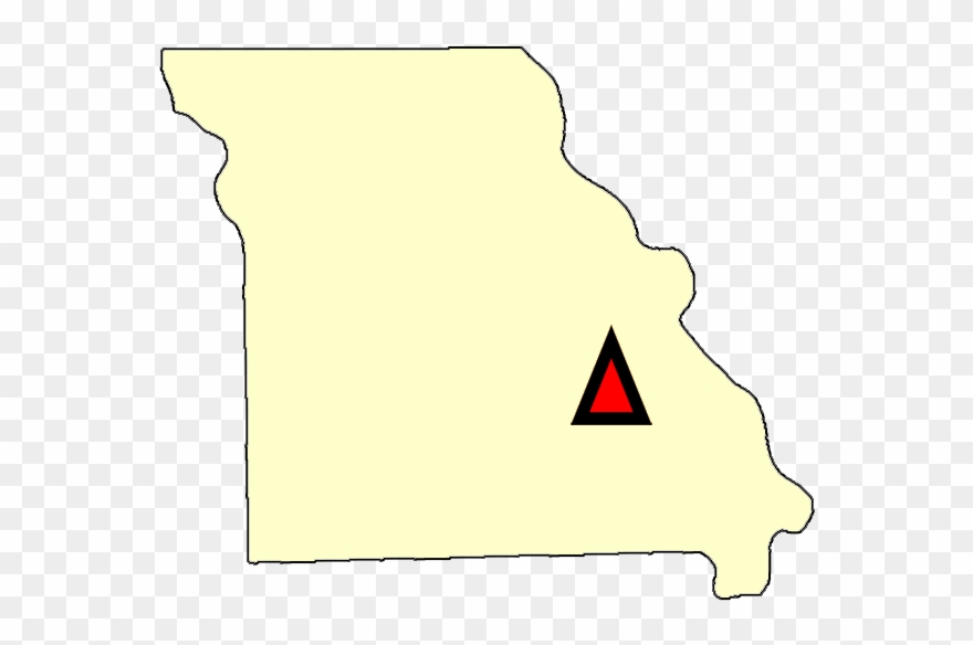 State Map Location For Mo Salem Clipart
