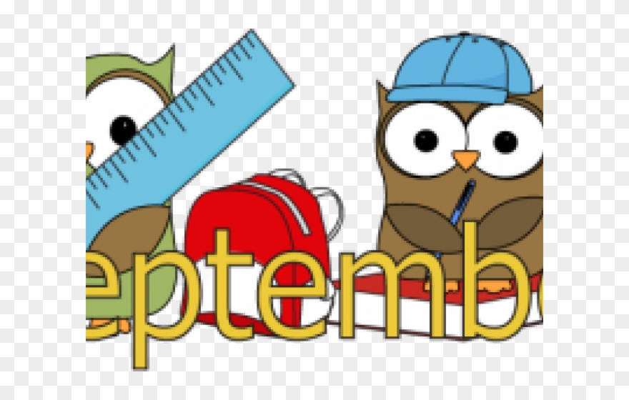 Back To School Clipart September - Png Download