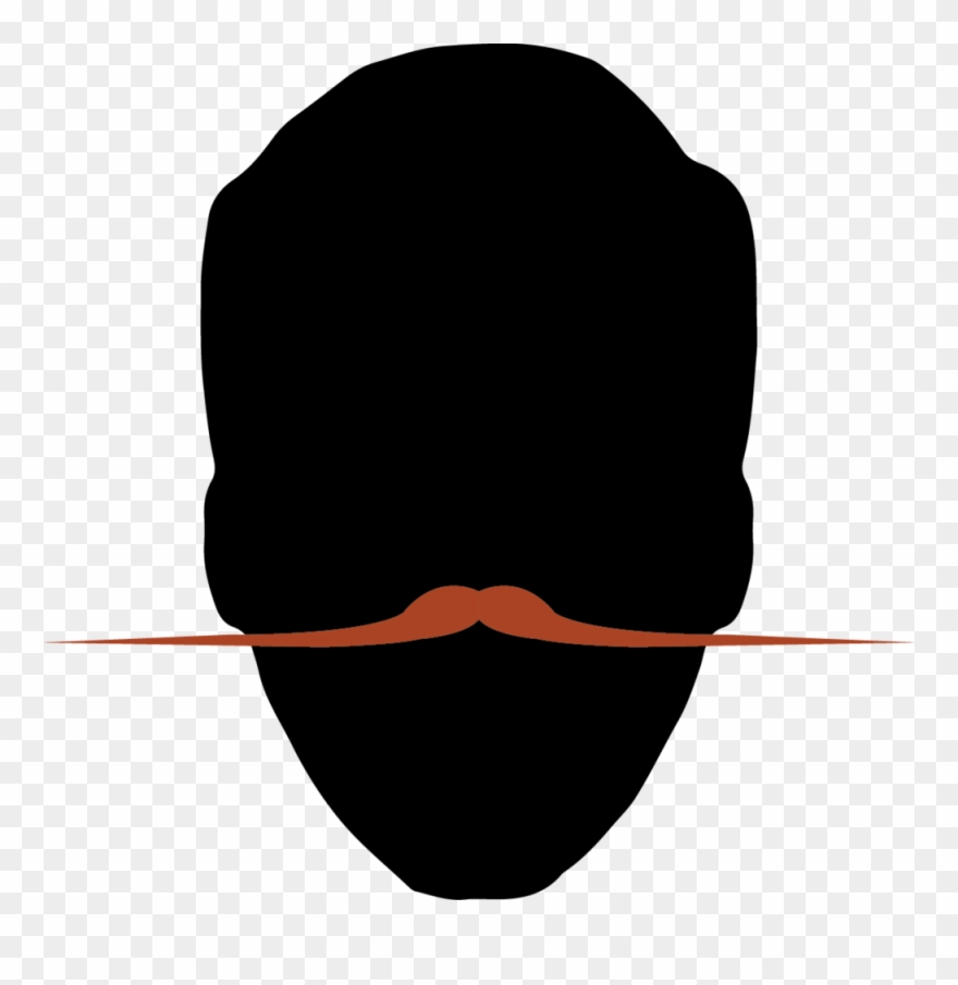 English Moustache - Clipart