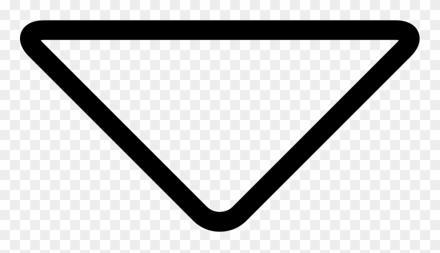 Graphic Royalty Free Arrow Triangle Outline Svg Png Clipart
