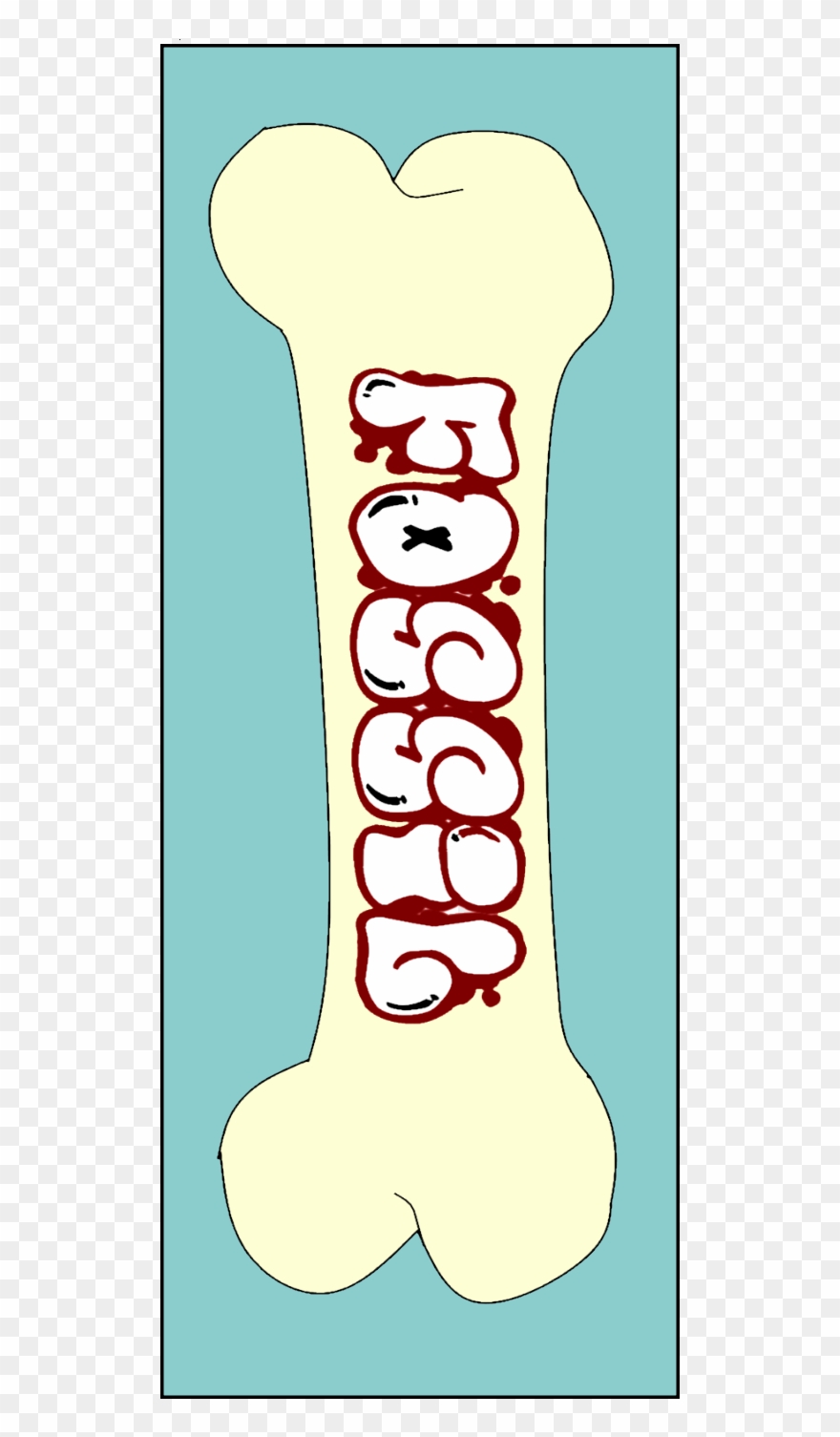 Fossil Bone Deck Clipart