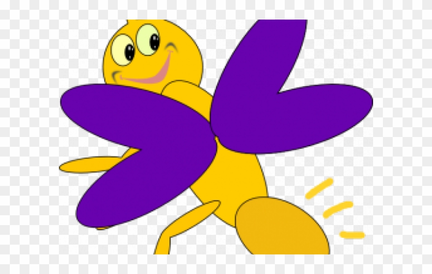 Firefly Clipart Yellow - Png Download