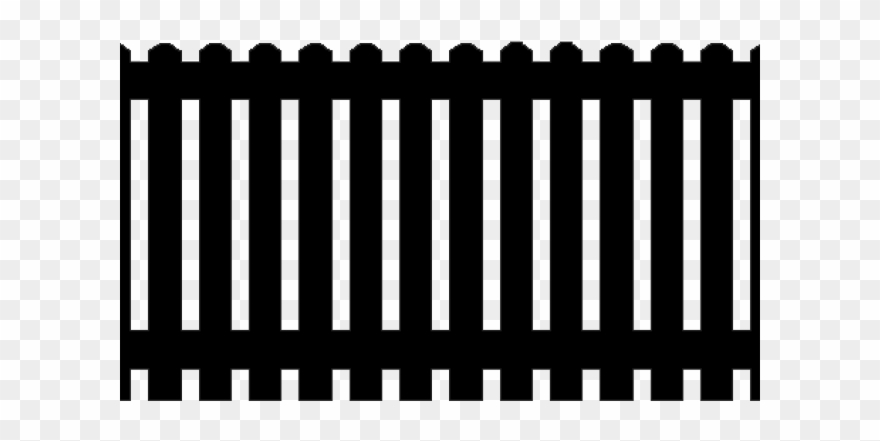 Fence Clipart Outline - Png Download