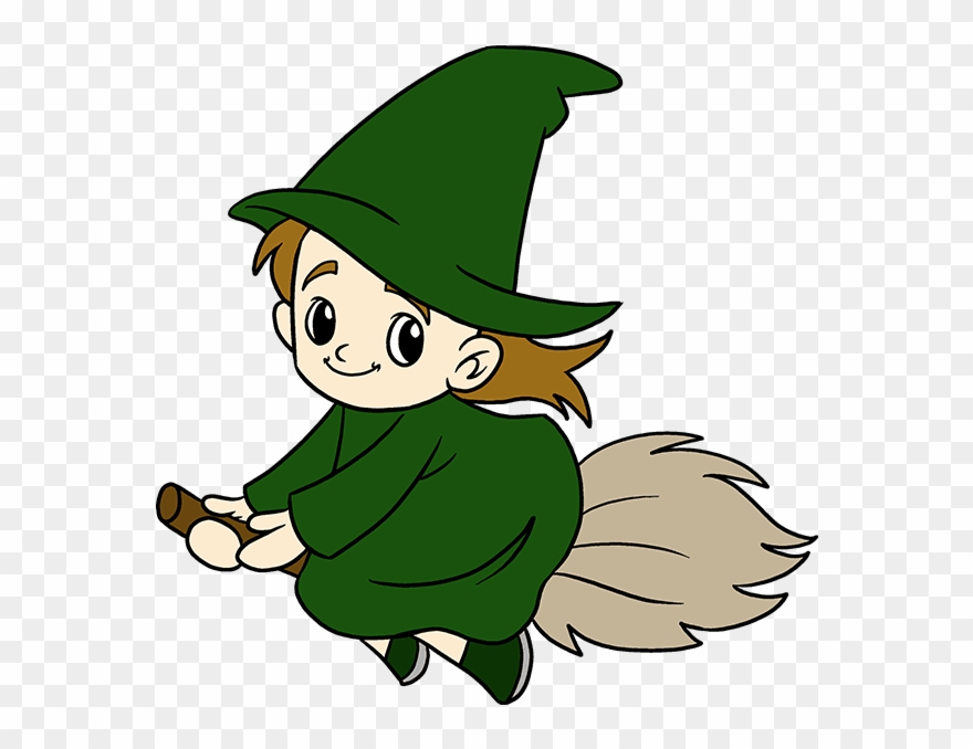 How To Draw Witch Clipart