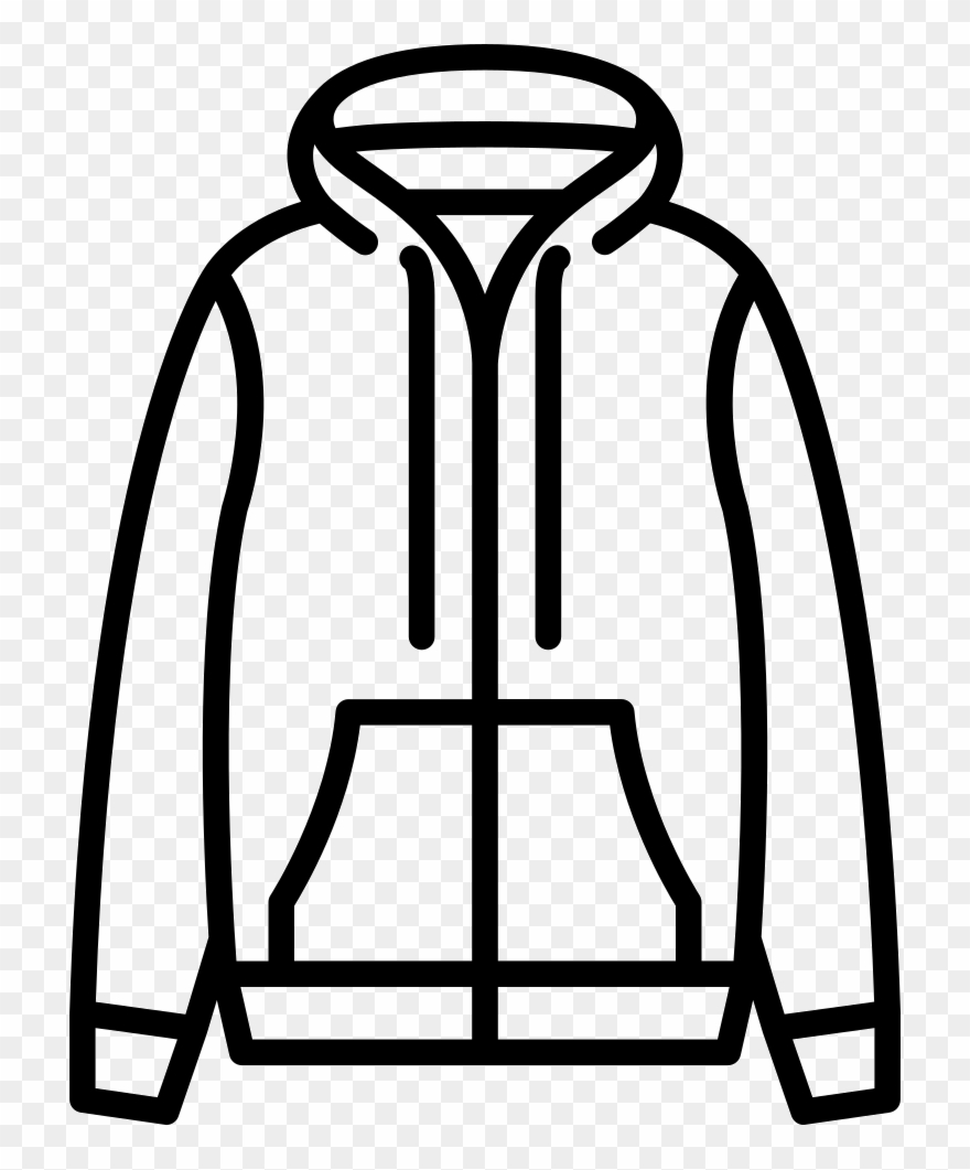 Hooded Jacket Comments Clipart