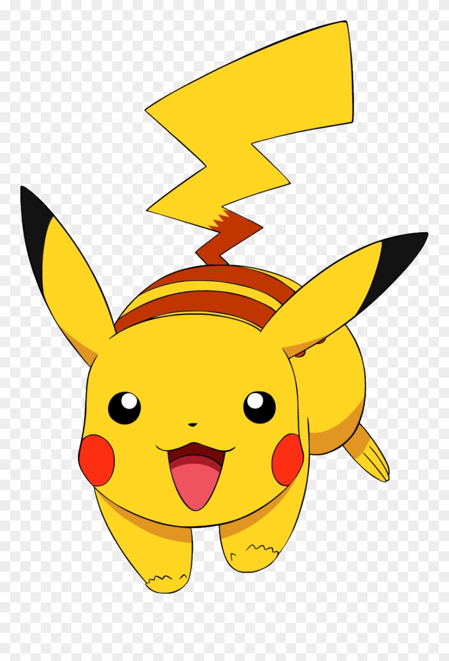 Pikachu Clipart Jumping - Png Download