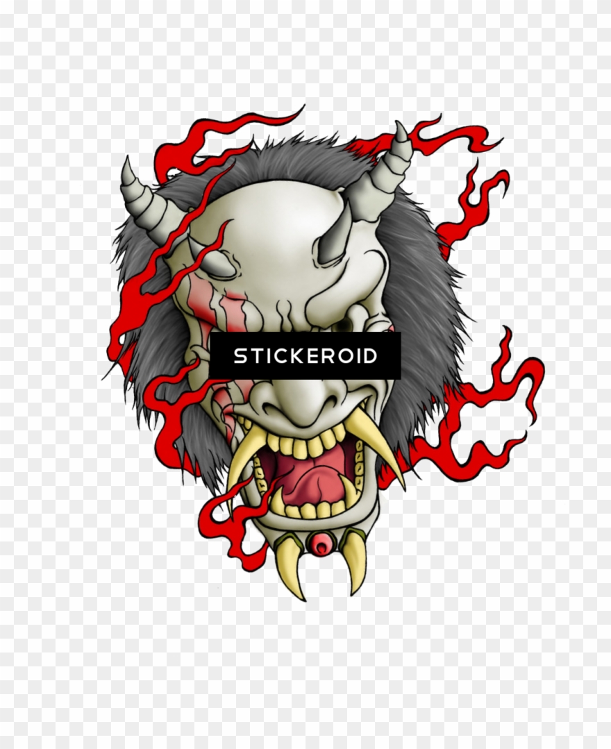 Oni Mask Art Clipart