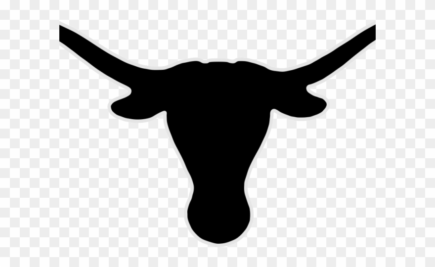Longhorn Cattle Clipart Head - Png Download