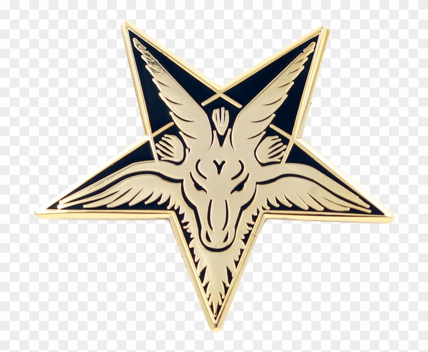 Baphomet Head Pin Clipart