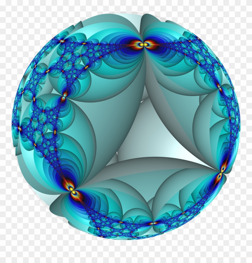 Hyperbolic Honeycomb 4 3 I Poincare Cc Clipart