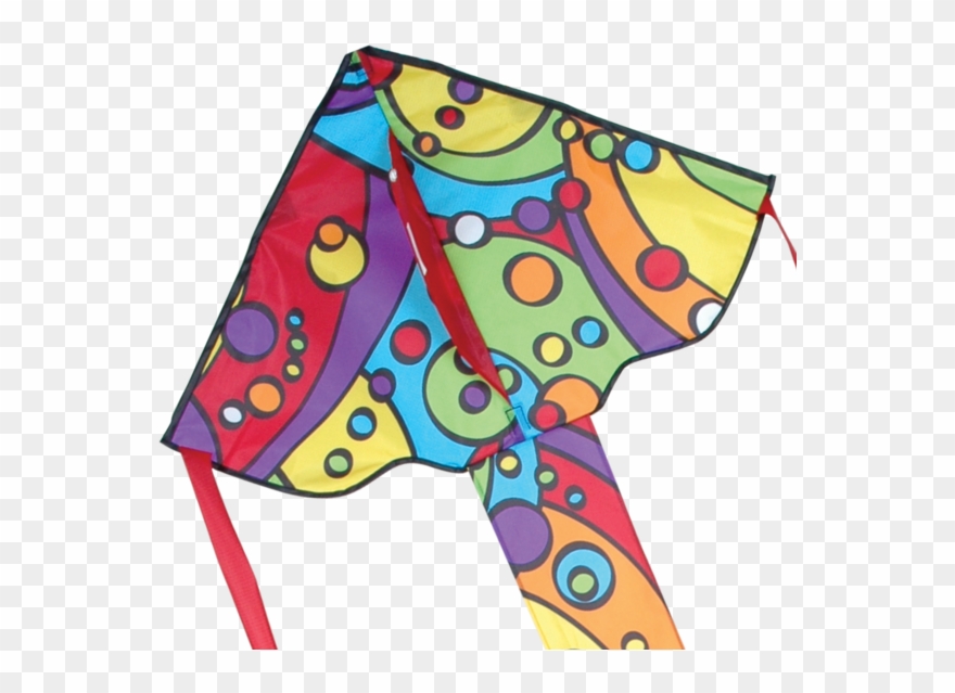 Rainbow Orbit Easy Flyer Kite Clipart