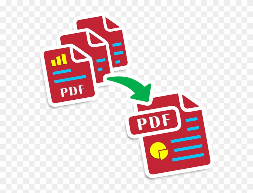Combine Multiple Pdf Files Into One 4 Clipart