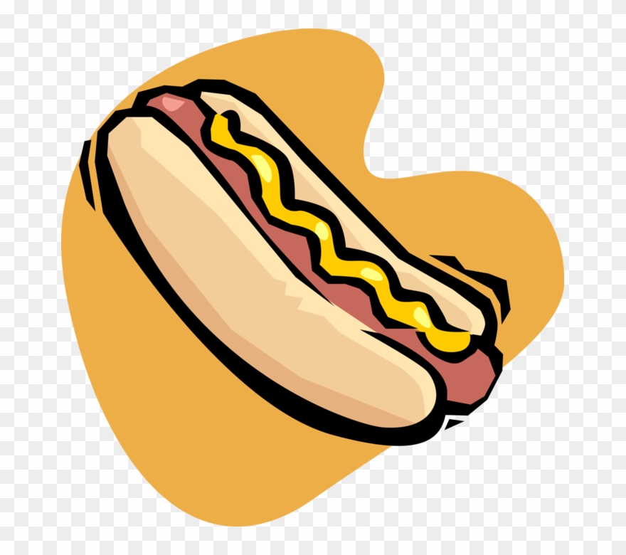Vector Illustration Of Cooked Hot Dog Or Hotdog Frankfurter Clipart