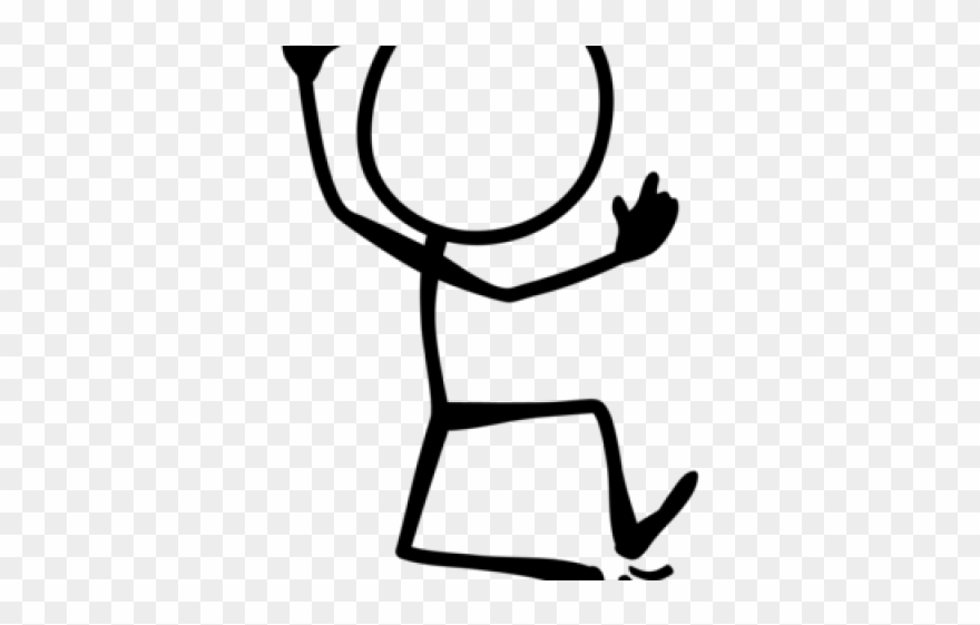 Happy Stick Figure Clipart