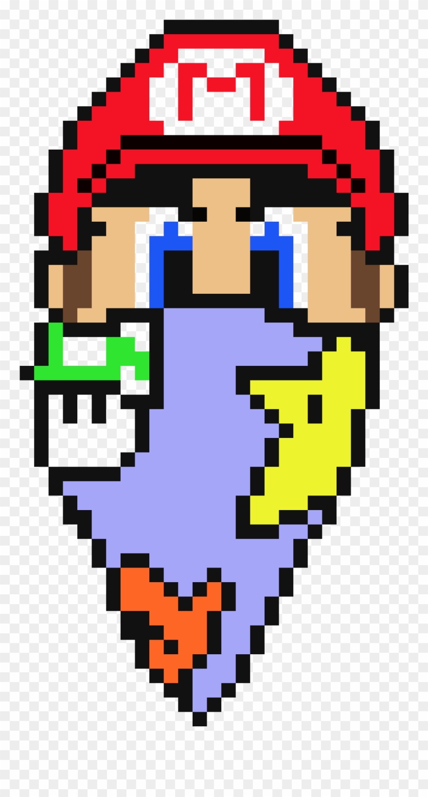 Super Mario Beads Art Clipart