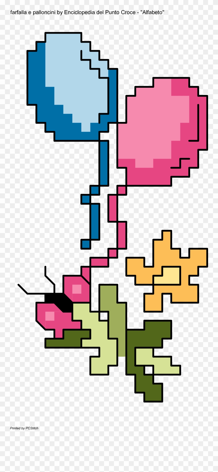 Farfalla E Palloncini Clipart