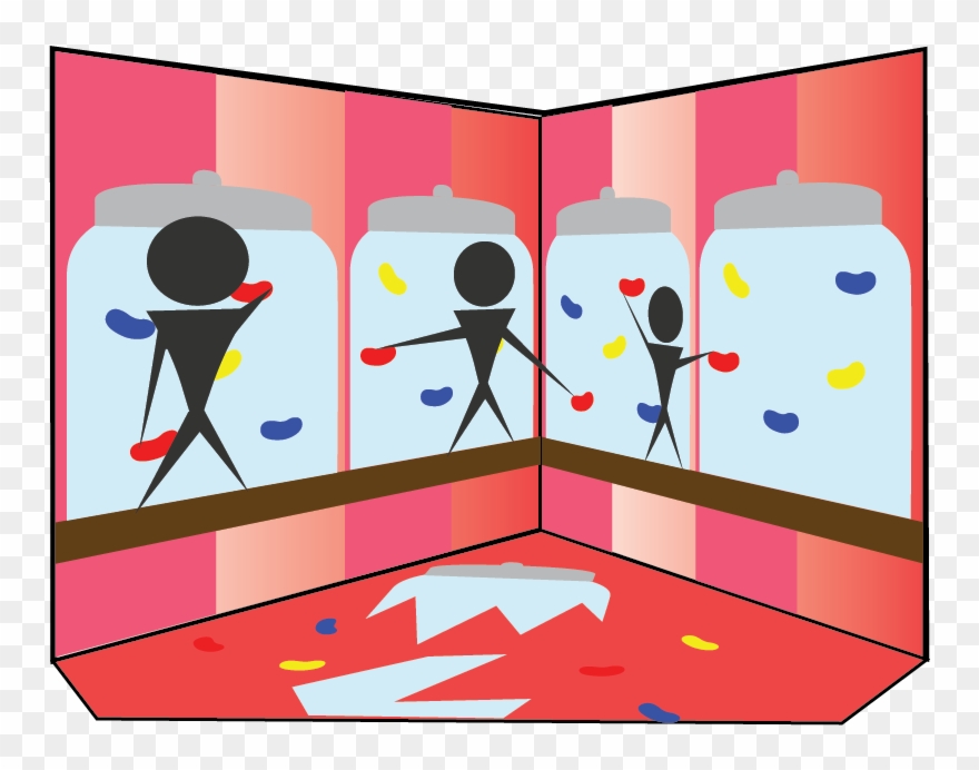 The Lights On The Wall Flash Red For Five Seconds Clipart