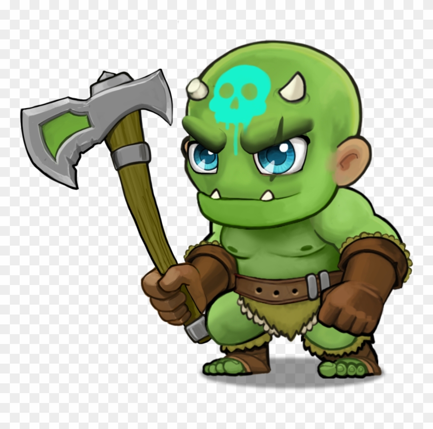 Cave Orc Clipart