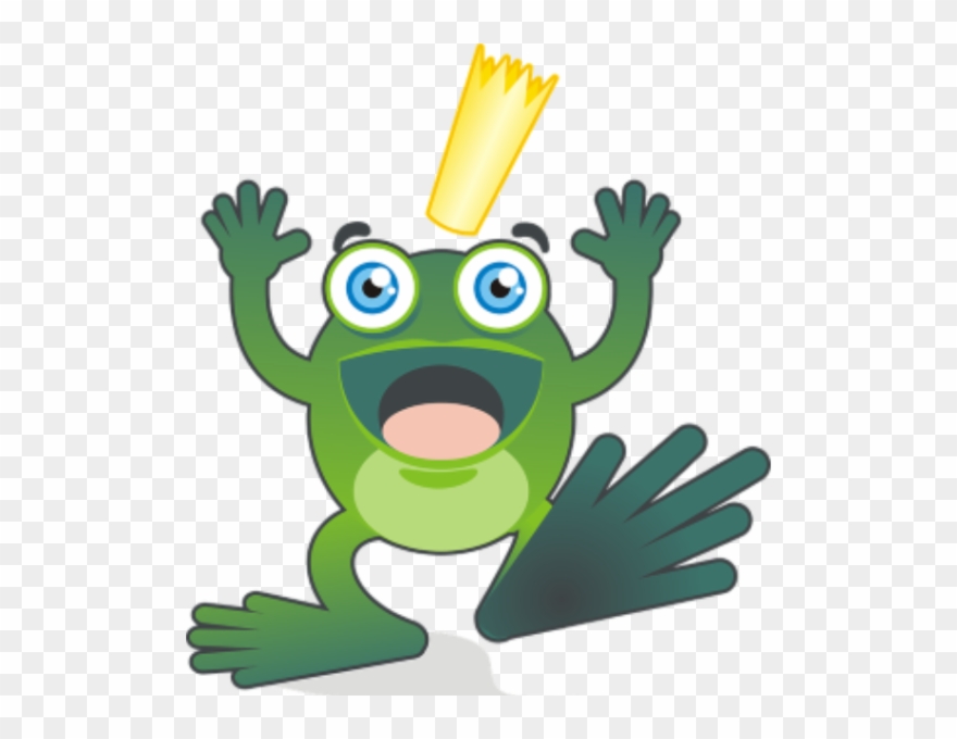 Goofy Frog Prince Clipart - Png Download