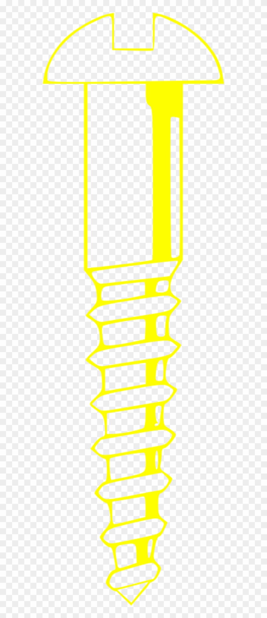 Wood Screw Blue Clipart