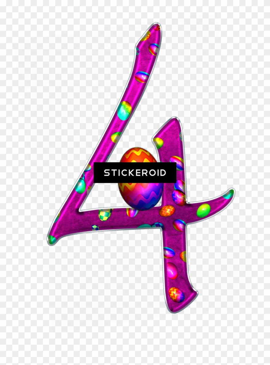 Easter Theme Number Clipart