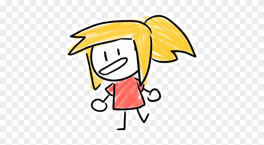Y'all Want Some Stick Figure Girls Clipart