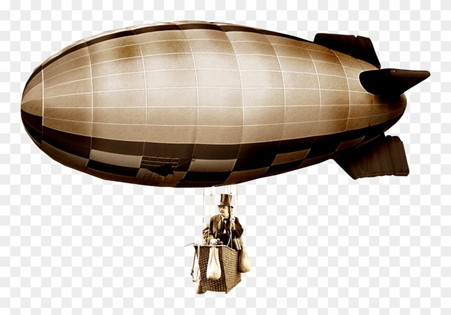 Airship Transparent Background Clipart
