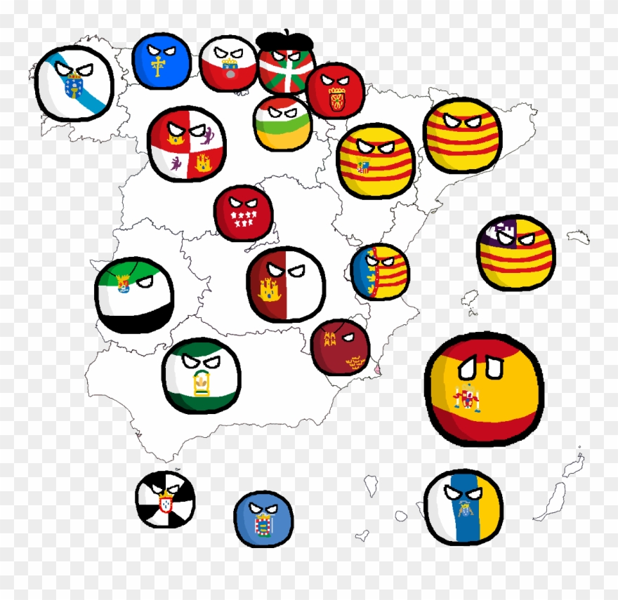 Spain-map Clipart
