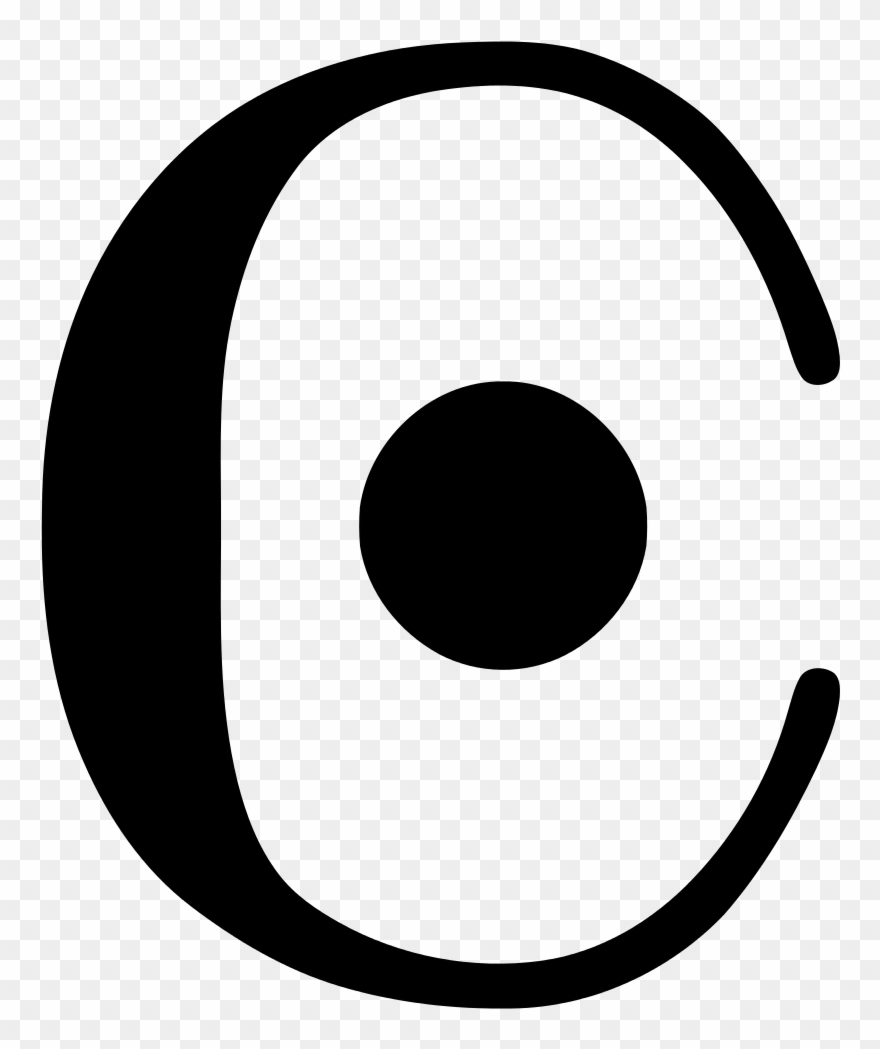 Mensural Time Signature 3 Clipart