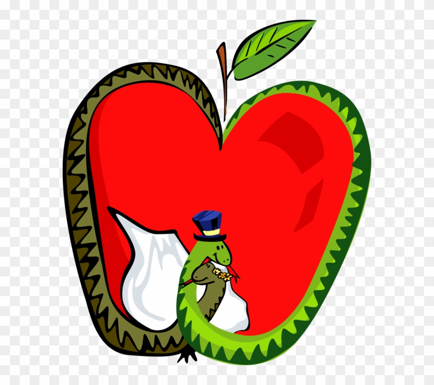 Vector Illustration Of Pomaceous Edible Fruit Red Apple Clipart