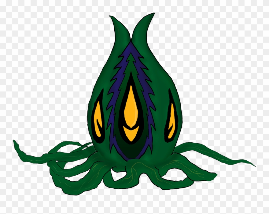 Dolphin-seaweed Hybrid - Clipart