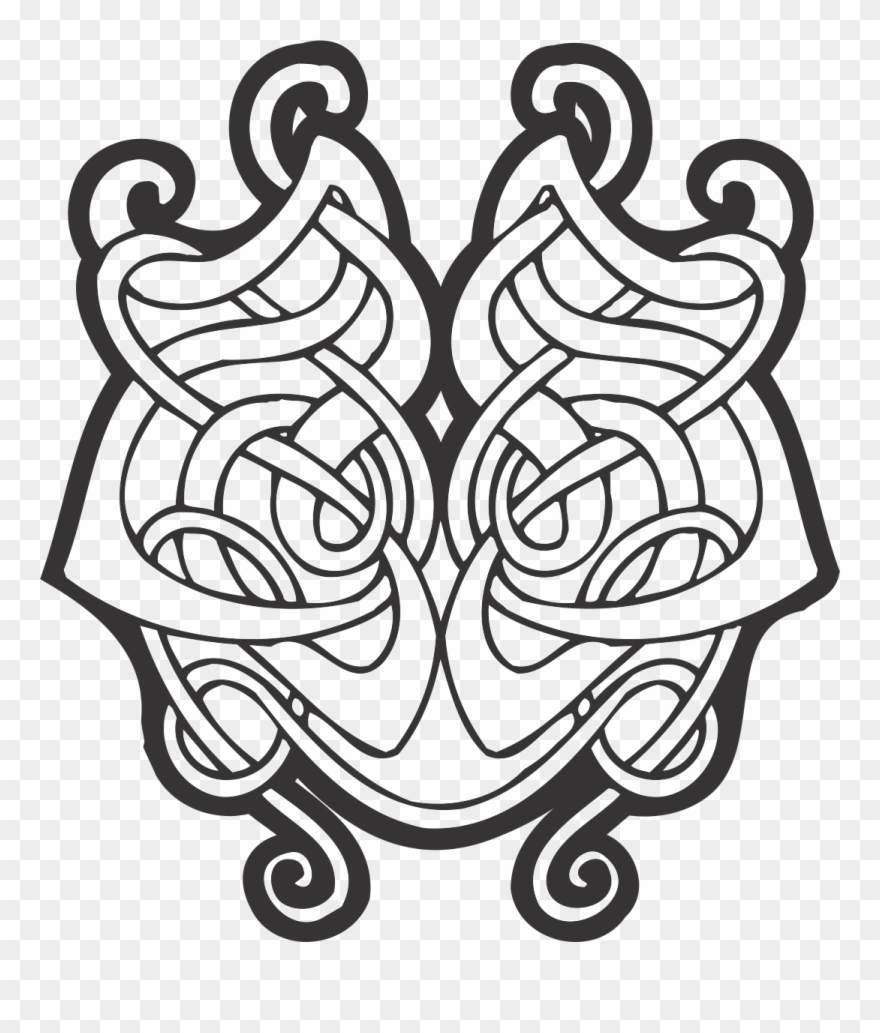 Celtic Ornament Vector Free Conch Clipart