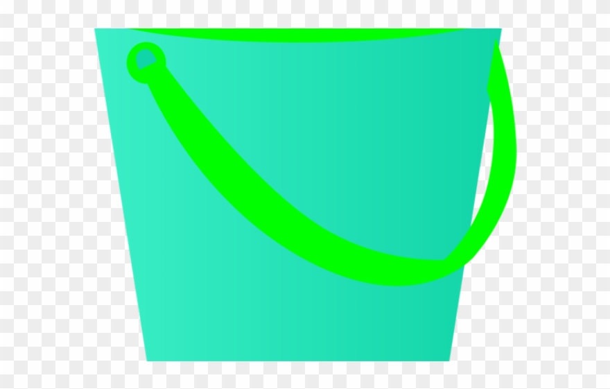 Bucket Clipart Green Sand - Png Download