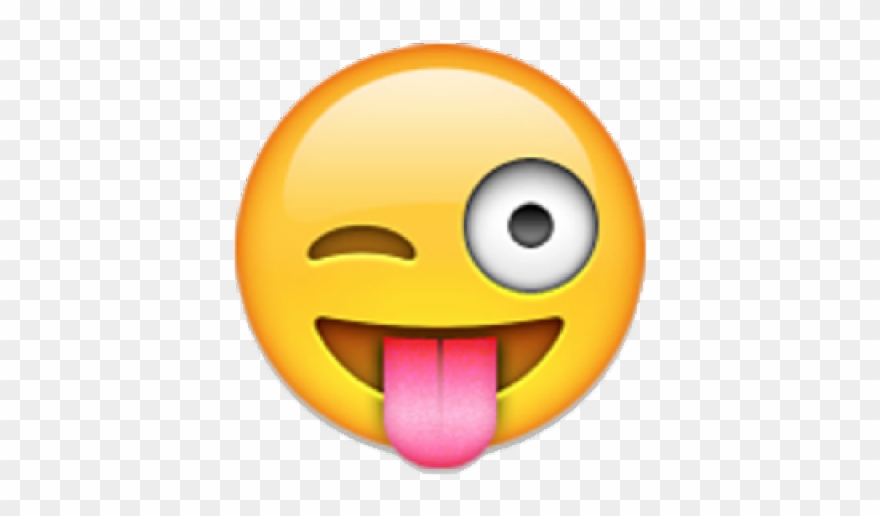 Tongue Clipart Emoji Tongue - Png Download