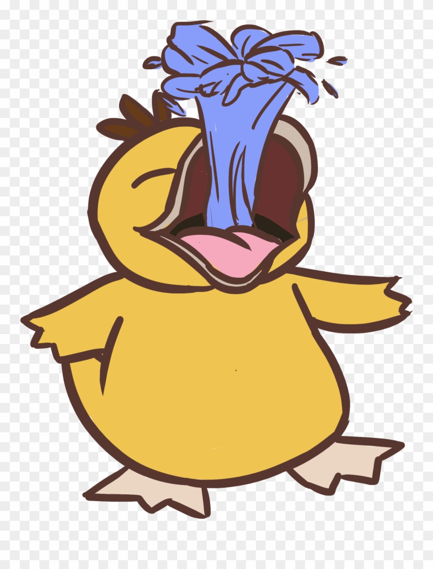 Psyduck Used Water Gun By Cynthistic Clipart