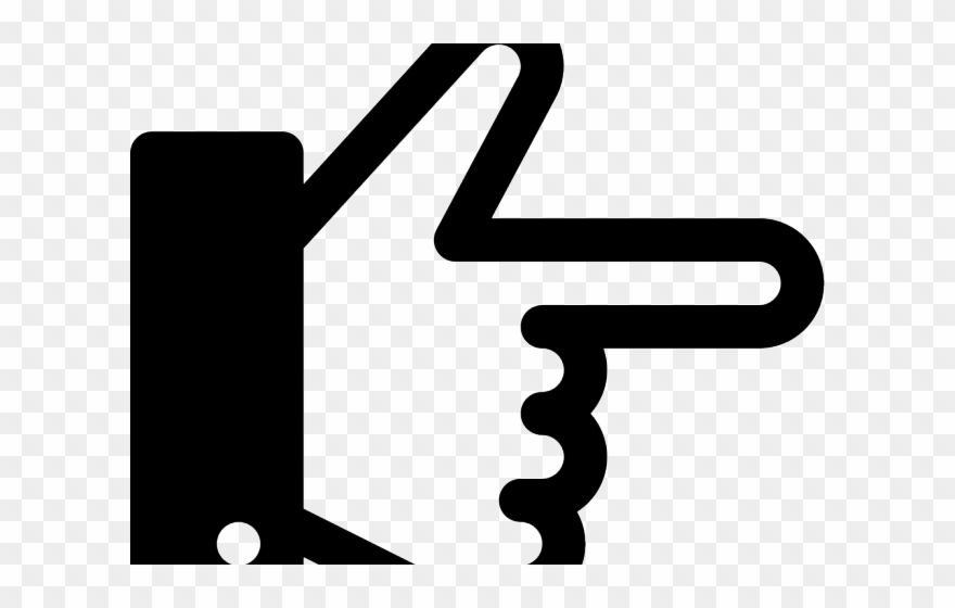 Finger Clipart Point Right - Png Download
