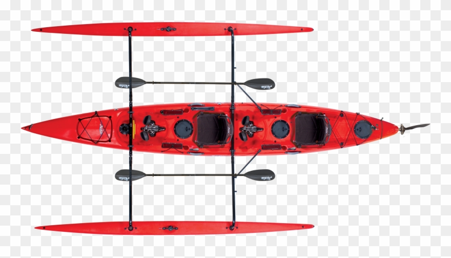 Mirage Tandem Island Pedal Kayaks Clipart