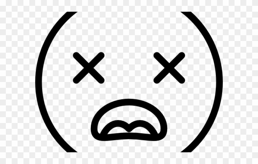 Drawn Feelings Surprised Expression Clipart