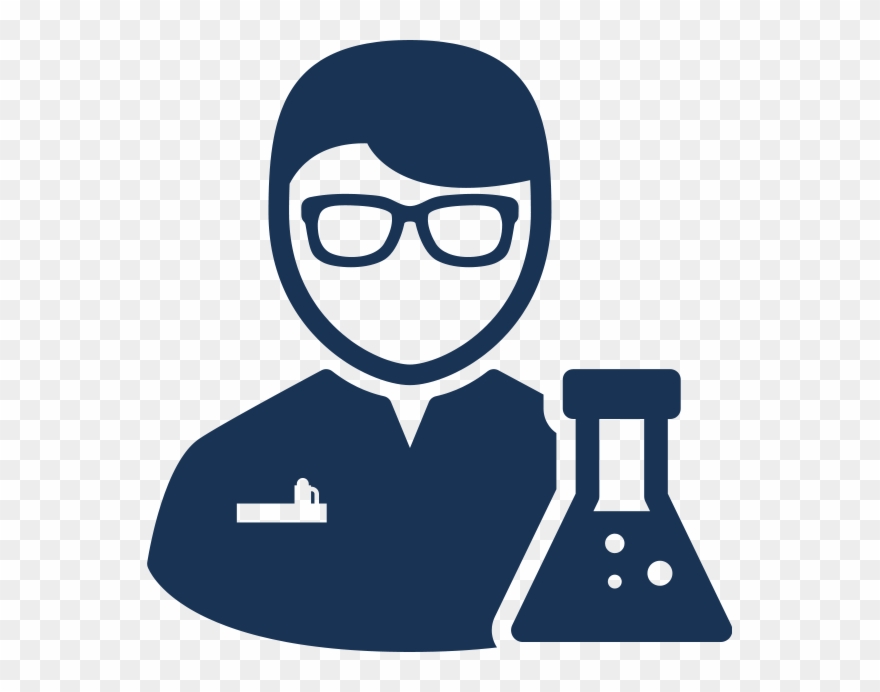 Cientifico Con Matraz Clipart