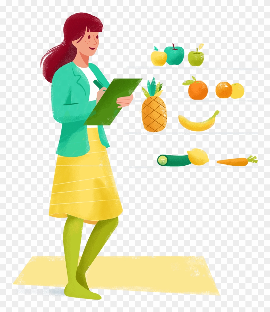 A Personal Nutritionist Who's Dedicated Just For You Clipart