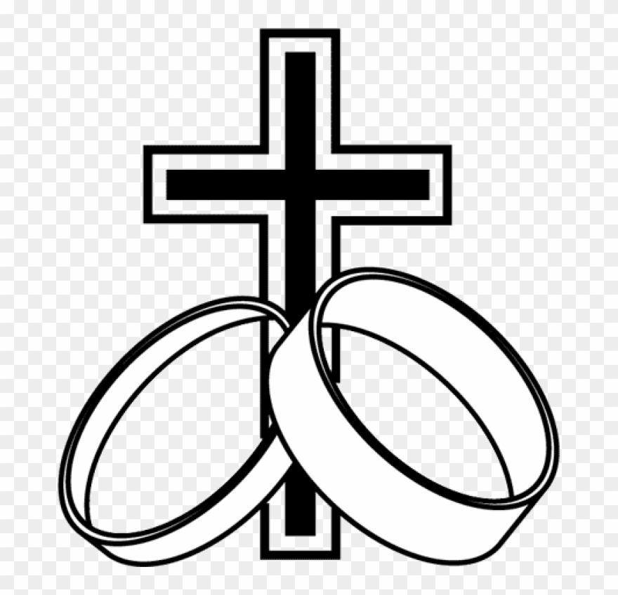 Cross And Rings Clipart