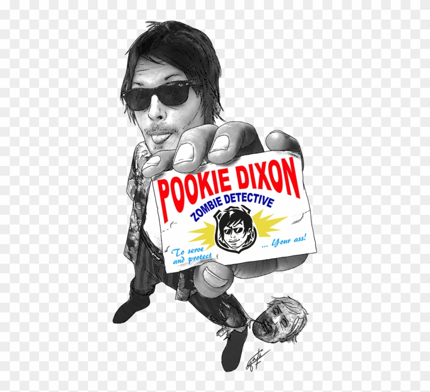 Detective Pookie Dixon Walking Dead Zombies, The Walking Clipart
