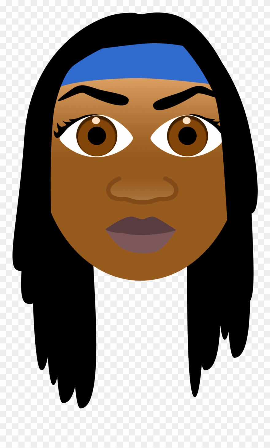 Walking Dead Emoji Michonne Dailydot Clipart
