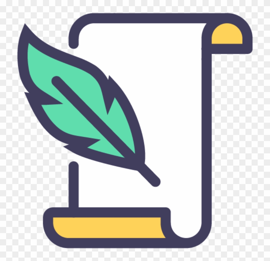 Feather Pen Paper Clipart