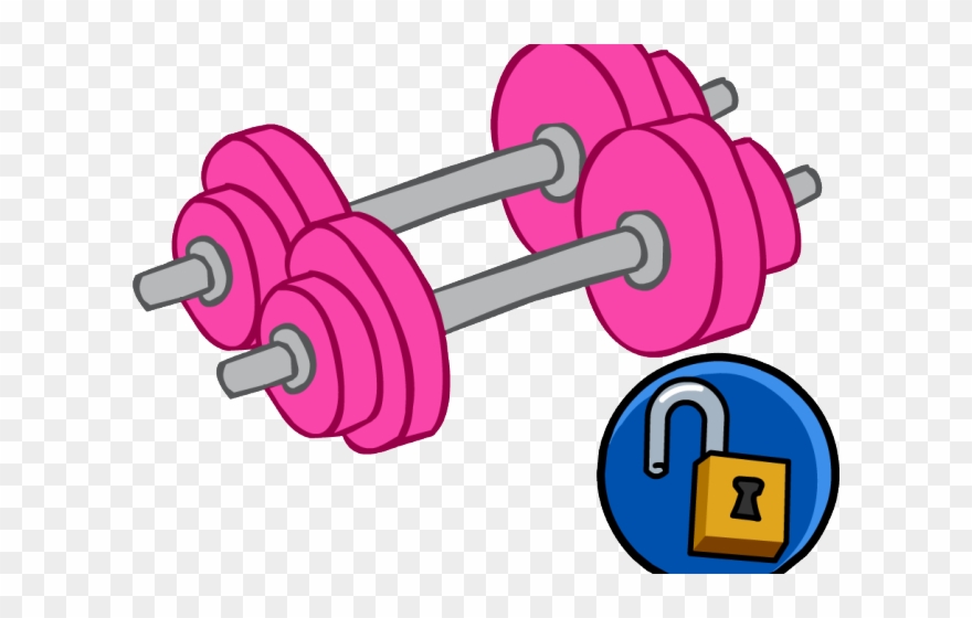Dumbbells Clipart Fitness - Png Download