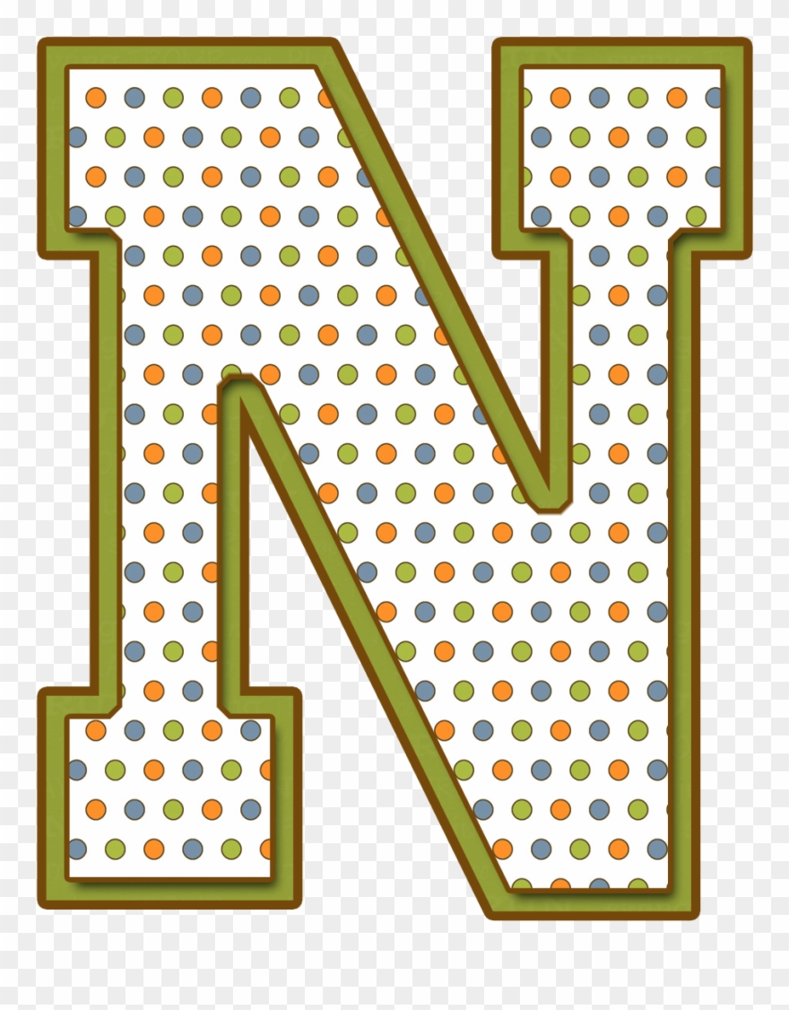 Png Images Of Polka Dot Letters Clipart