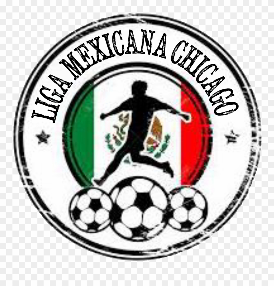 Liga Mexicana Chicago Indoor Soccer Season Logo Clipart