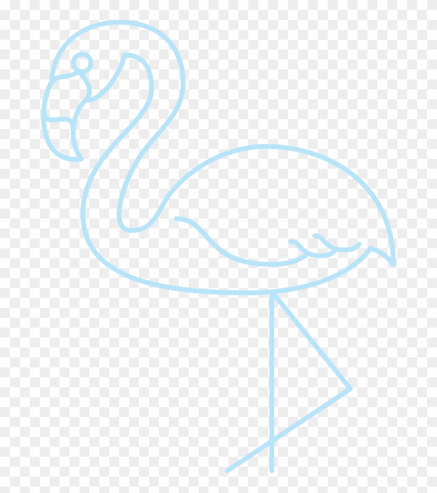 Flamingo Clip Vacation Florida - Png Download