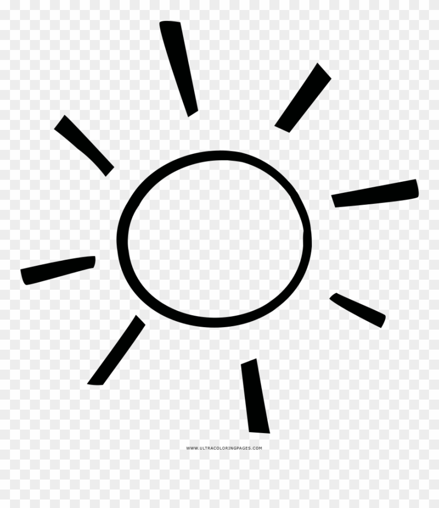 Sun Coloring Page Clipart