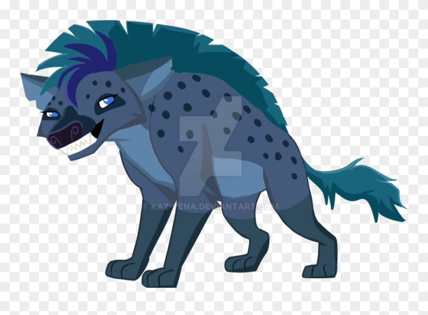 Drawn Hyena Rainbow Clipart